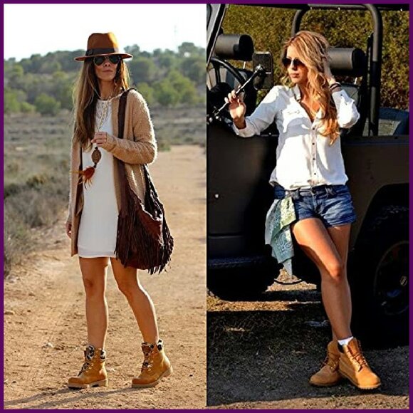 Waterproof Work Boots Lightweight Hiking Construction Motorcycle Ankle Boots - Picture 7 of 8